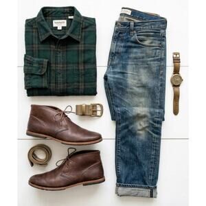 Timberland Boot Co Wodehouse Chukka Boots Brown Leather Men’s 9